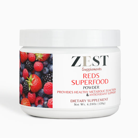 Zest Reds SuperFood: Energizing Antioxidant Blend