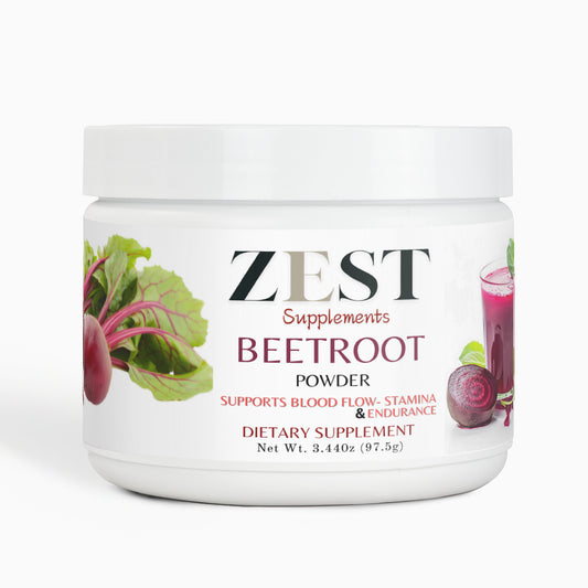 Zest Beetroot Powder - Boost Energy, Heart Health, and Recovery Naturally