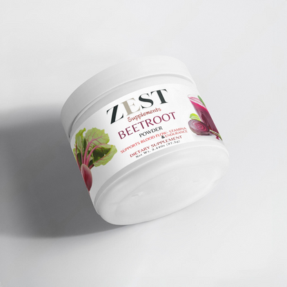 Zest Beetroot Powder - Boost Energy, Heart Health, and Recovery Naturally